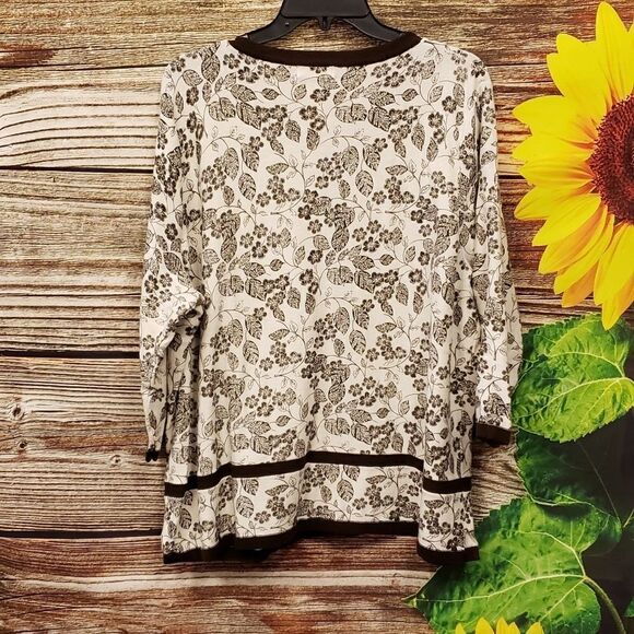 CJ Banks mid Sleeve button front sweater Pre Owned - Picture 5 of 7